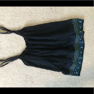 Hollister tank top navy blue